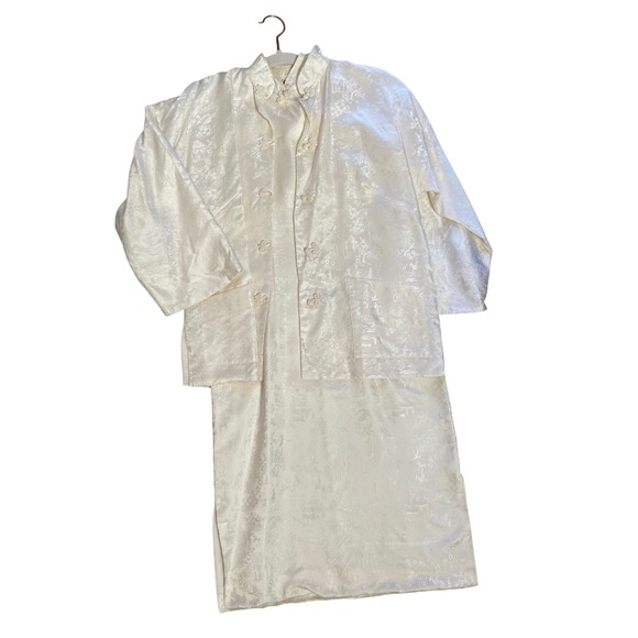Cheongsam‎ Dress Jacket Set Asian Style Brocade Outfit - Picture 1 of 6